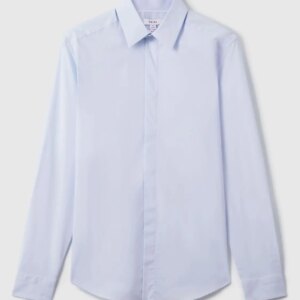 Slim Fit Cotton Blend Shirt